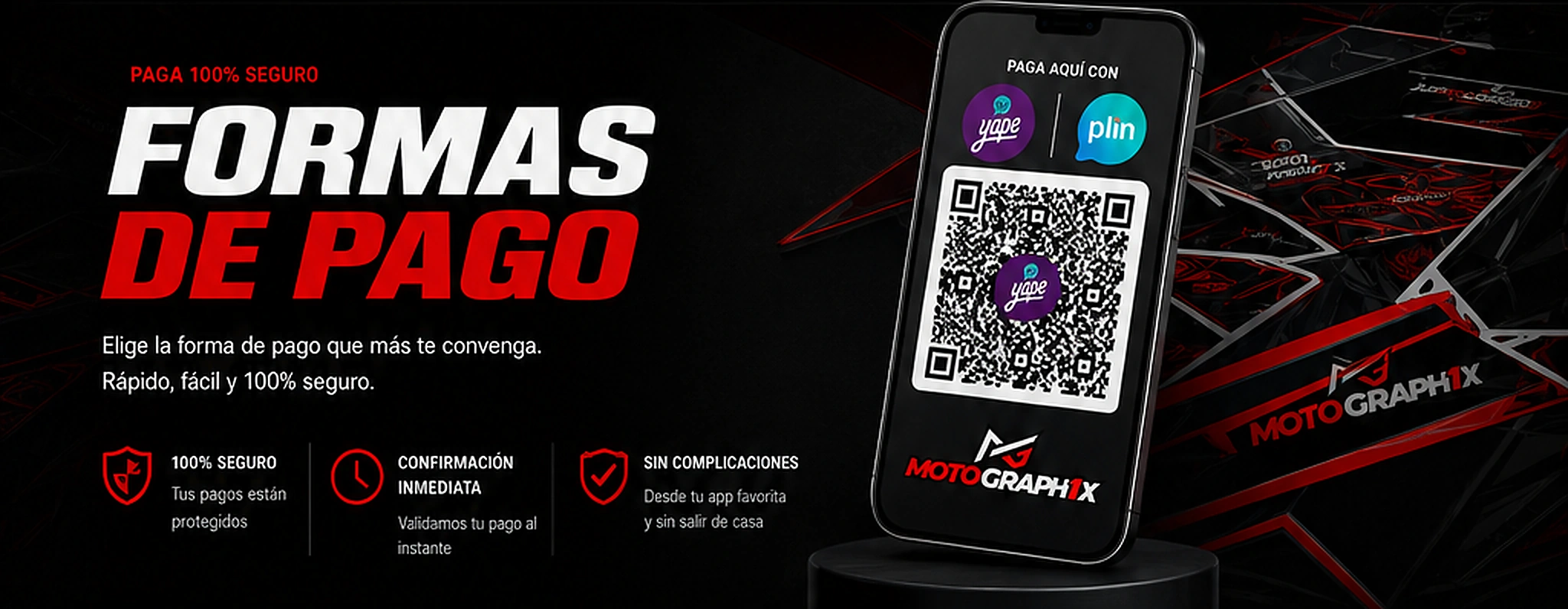 Guía visual de formas de pago MotoGraphix