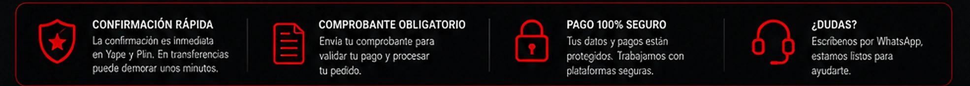 Información importante sobre pagos MotoGraphix