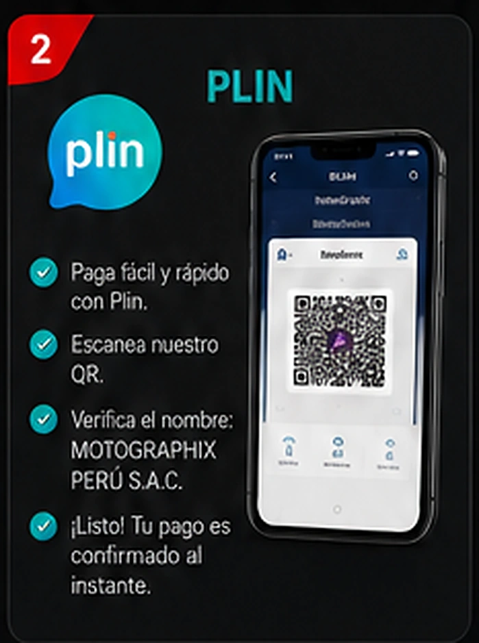 Paso 2: pago mediante Plin