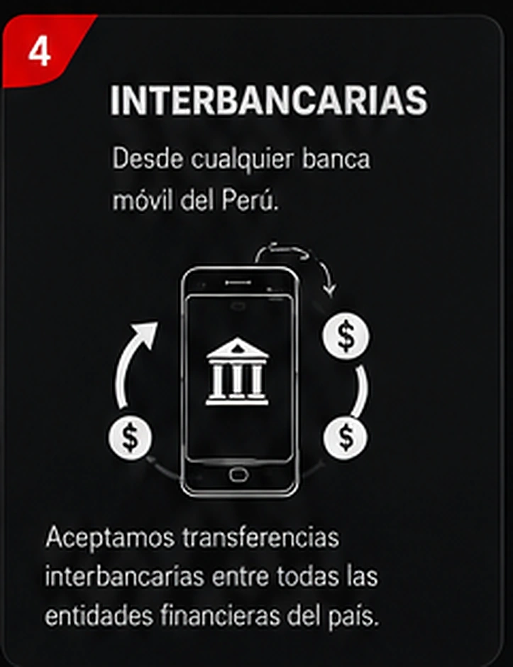 Paso 4: transferencia interbancaria